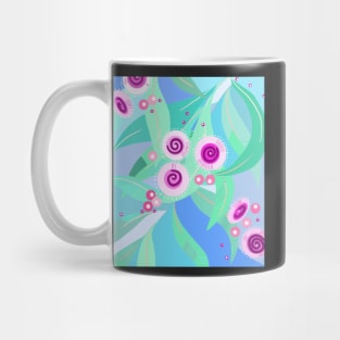 Gum flower digital painting Mug